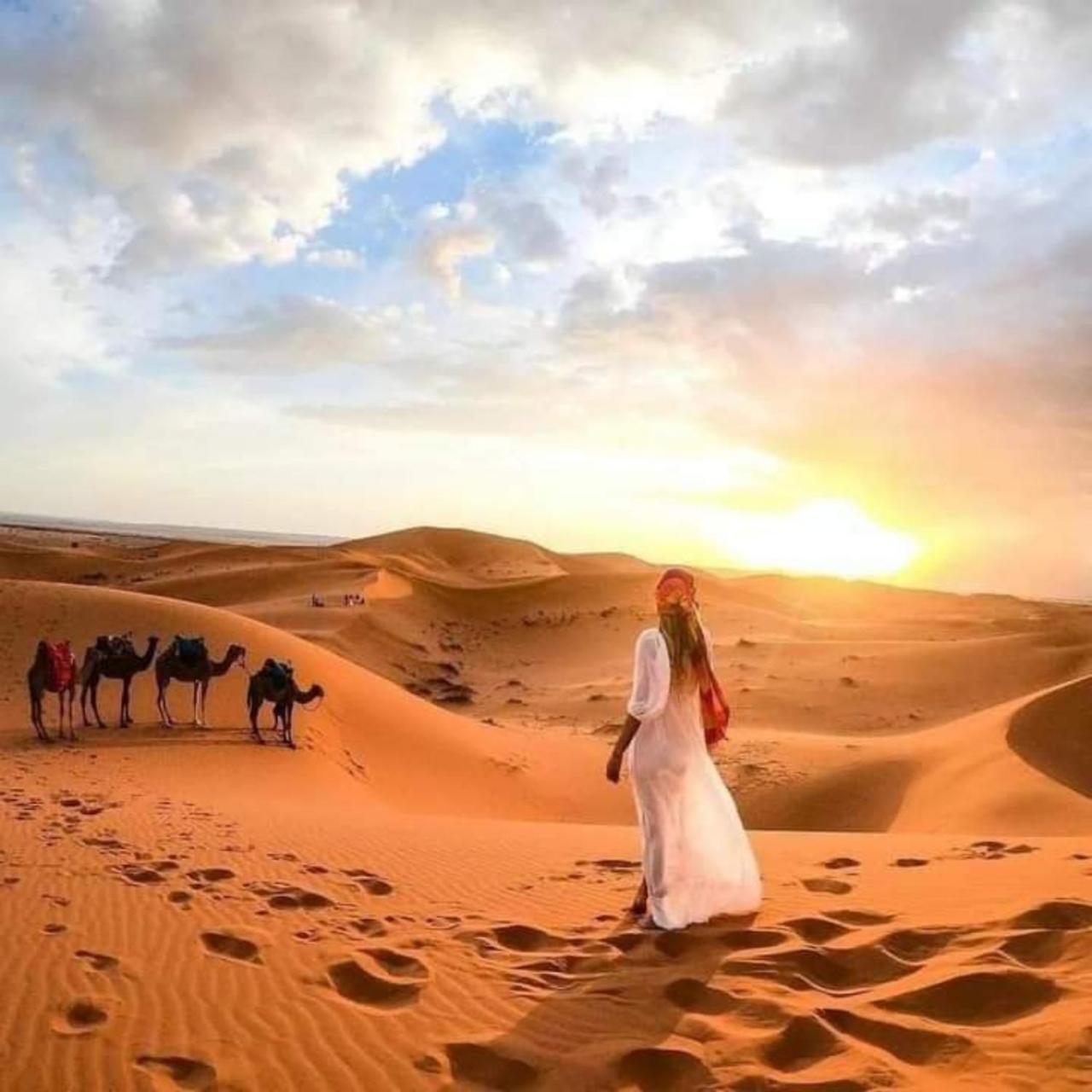 Desert Paradise Luxury Camp 메르주가 외부 사진